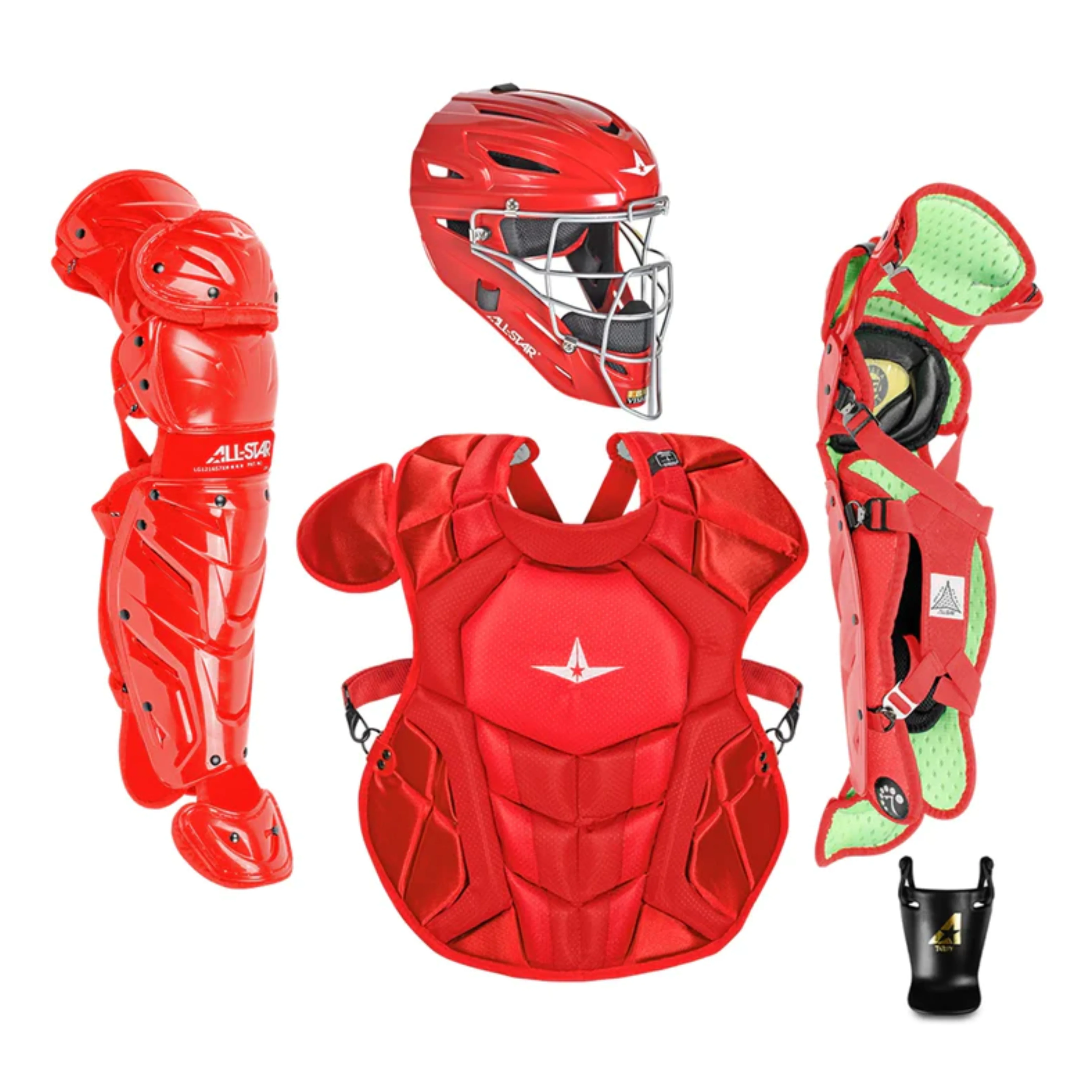 All-Star S7 Axis Pro Catcher's Complete Set - Solid Colors - NOCSAE Certified - Intermediate (Ages 12-16) - Image 4