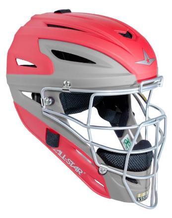 All-Star MVP2500 Matte Two Tone Catcher's Helmet - Image 4