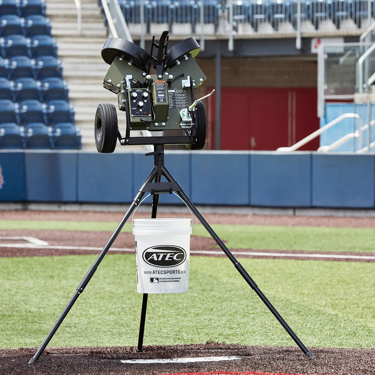 ATEC M3X Baseball Pitching Machine - On Tripod - Image 8