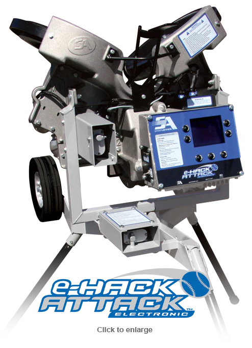 eHack Attack Electronic Baseball Pitching Machine