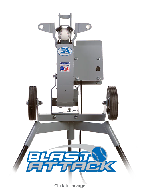 Pro Blast Attack Baseball Pitching Machine