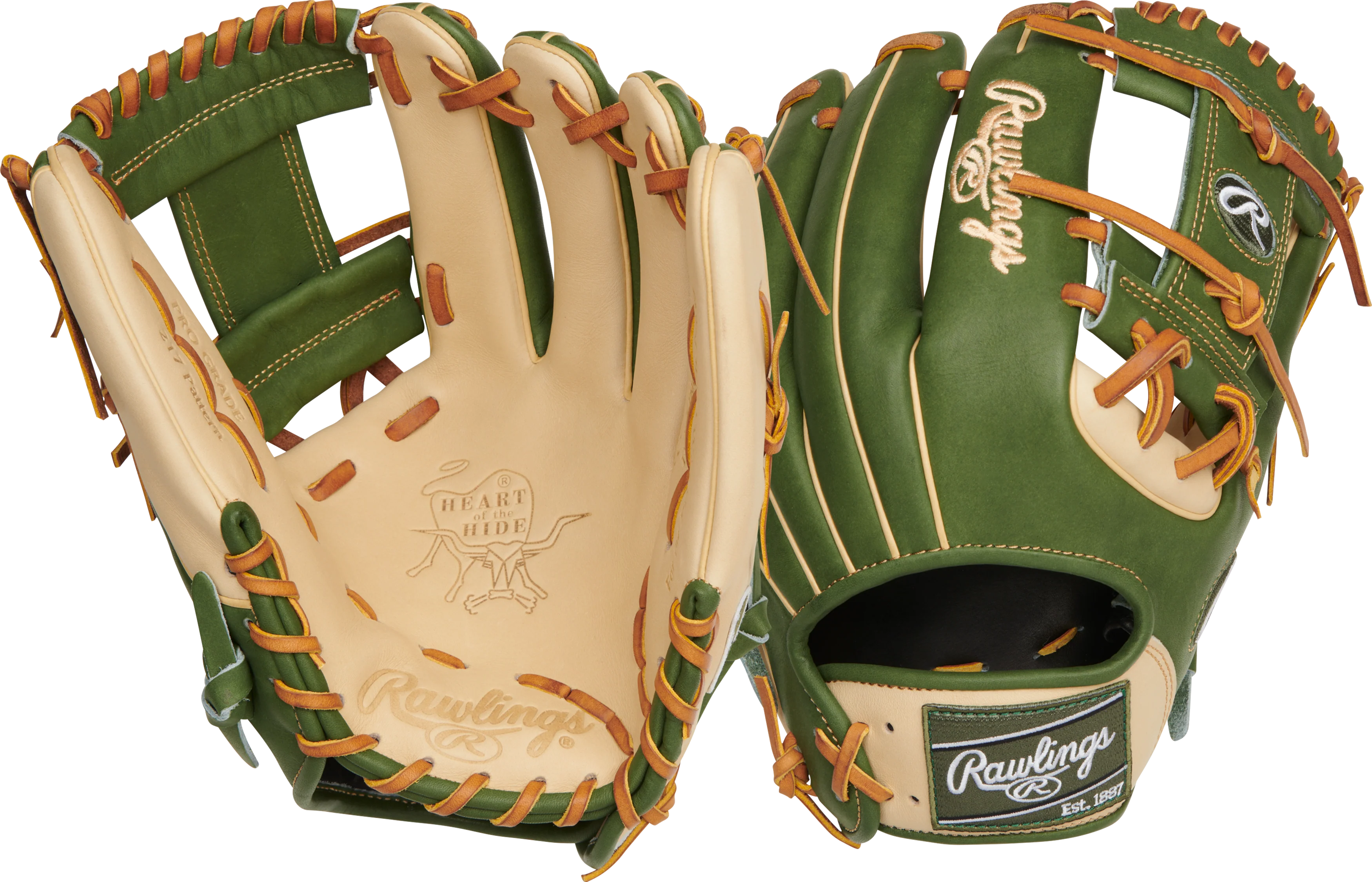 Rawlings Heart of the Hide PRO2175-2CMG 11.75" Infield Glove (RGGC December - Limited Edition) - Image 3