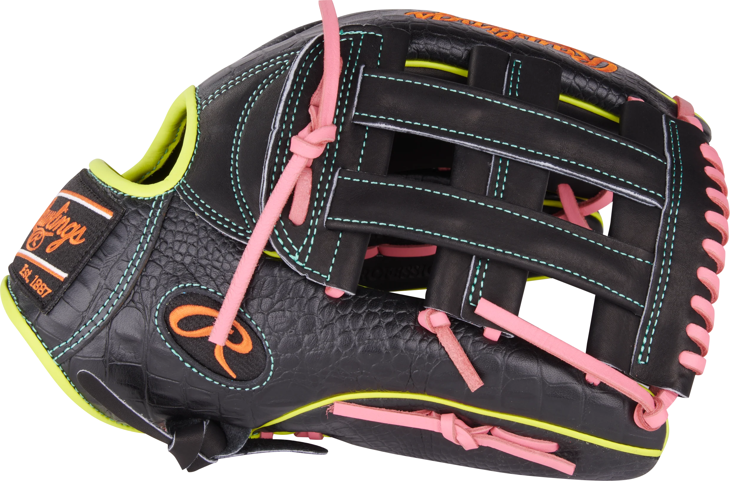 Rawlings Heart of the Hide PROR3039-6BPY 12.75" Outfield Glove (RGGC February - Limited Edition) - Image 3