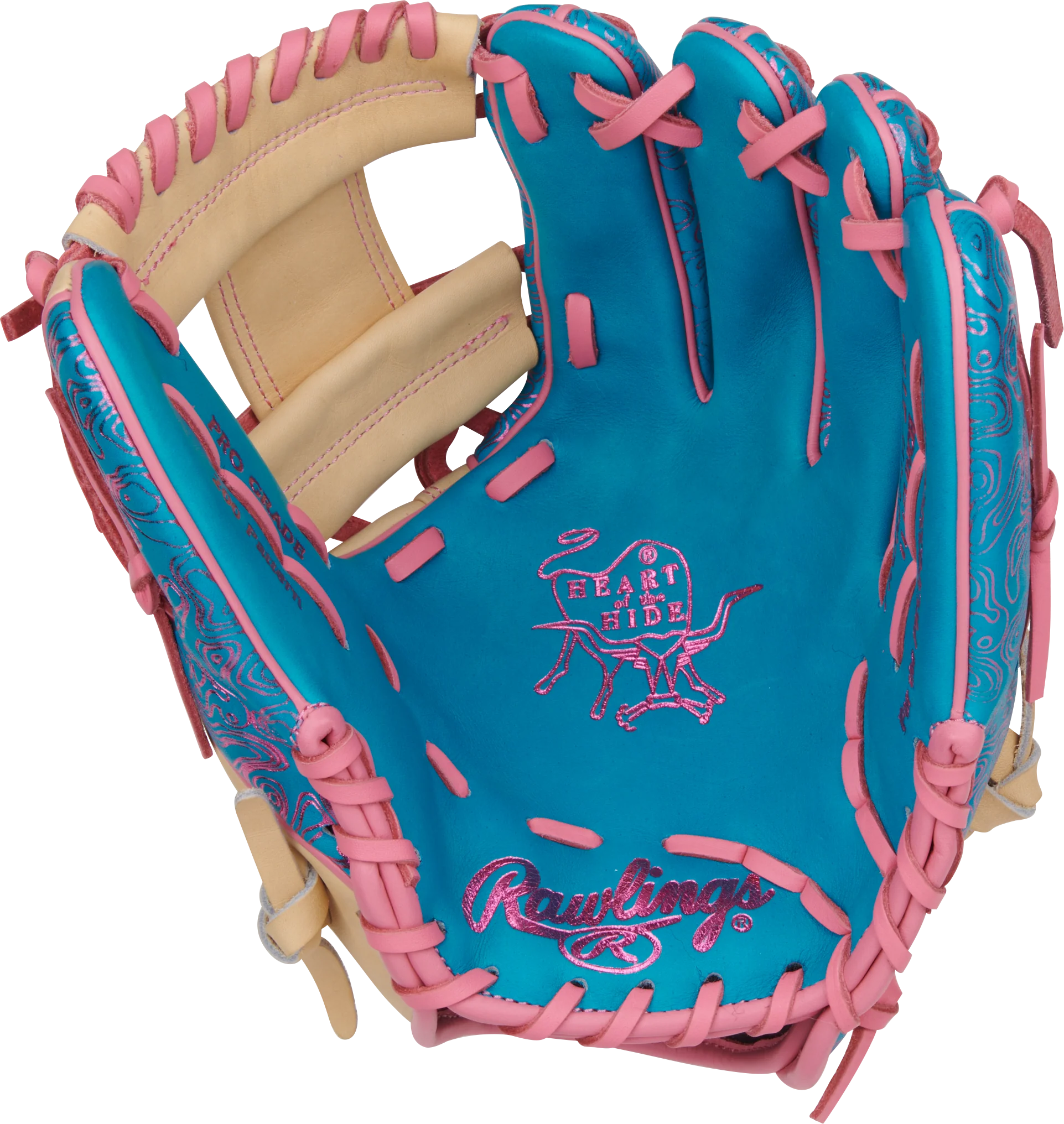 Rawlings Heart of the Hide Vibrant Series PROR204W-2TEC 11.50" Infield Glove - (Limited Edition) - Image 2