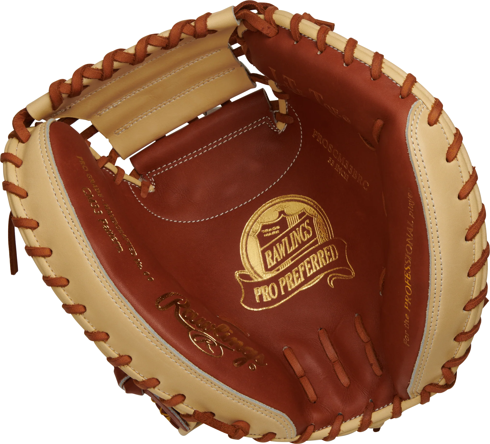 Rawlings Pro Preferred PROSCM33BRC 33.00" Catcher's Mitt - Image 2