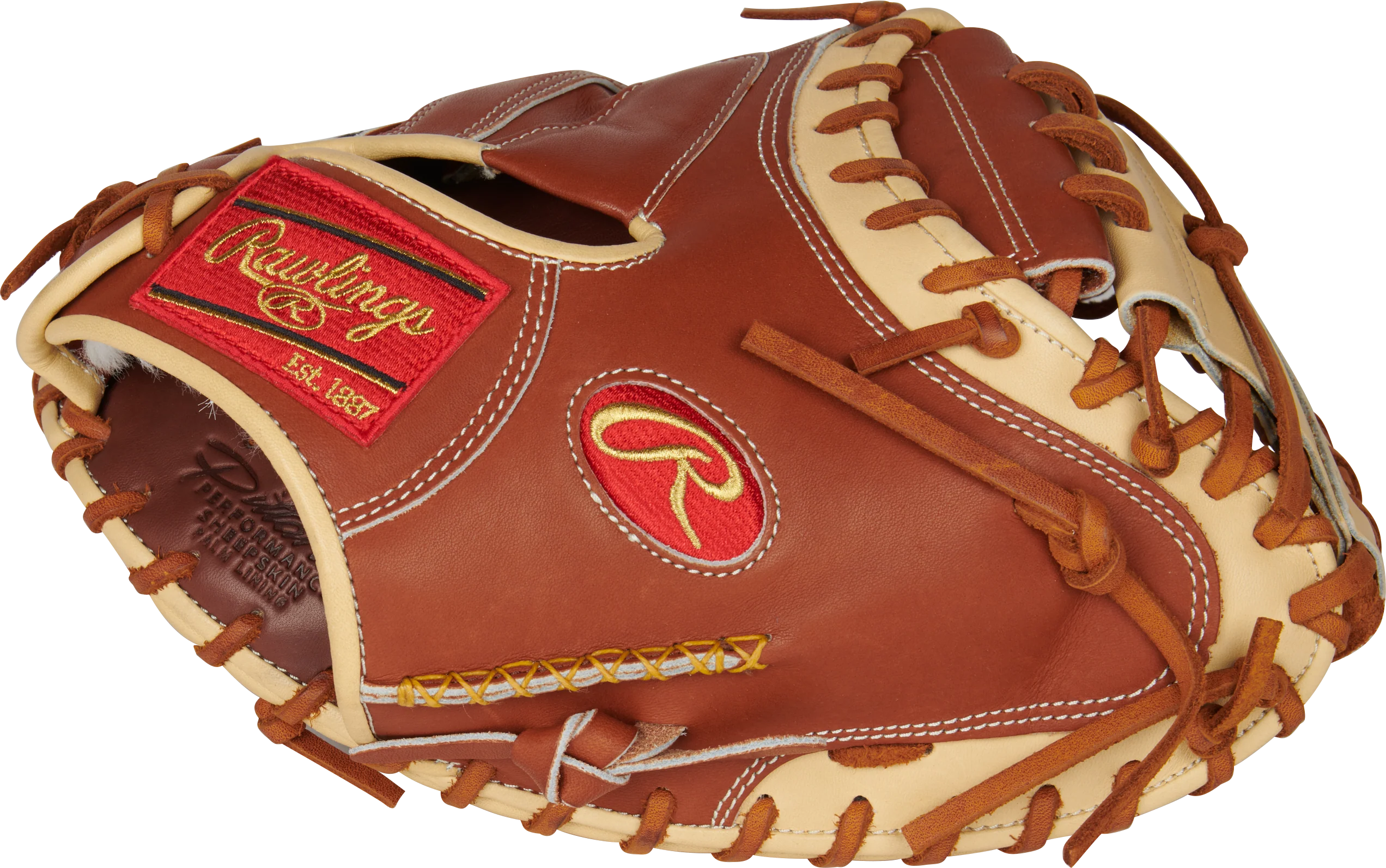 Rawlings Pro Preferred PROSCM33BRC 33.00" Catcher's Mitt - Image 3