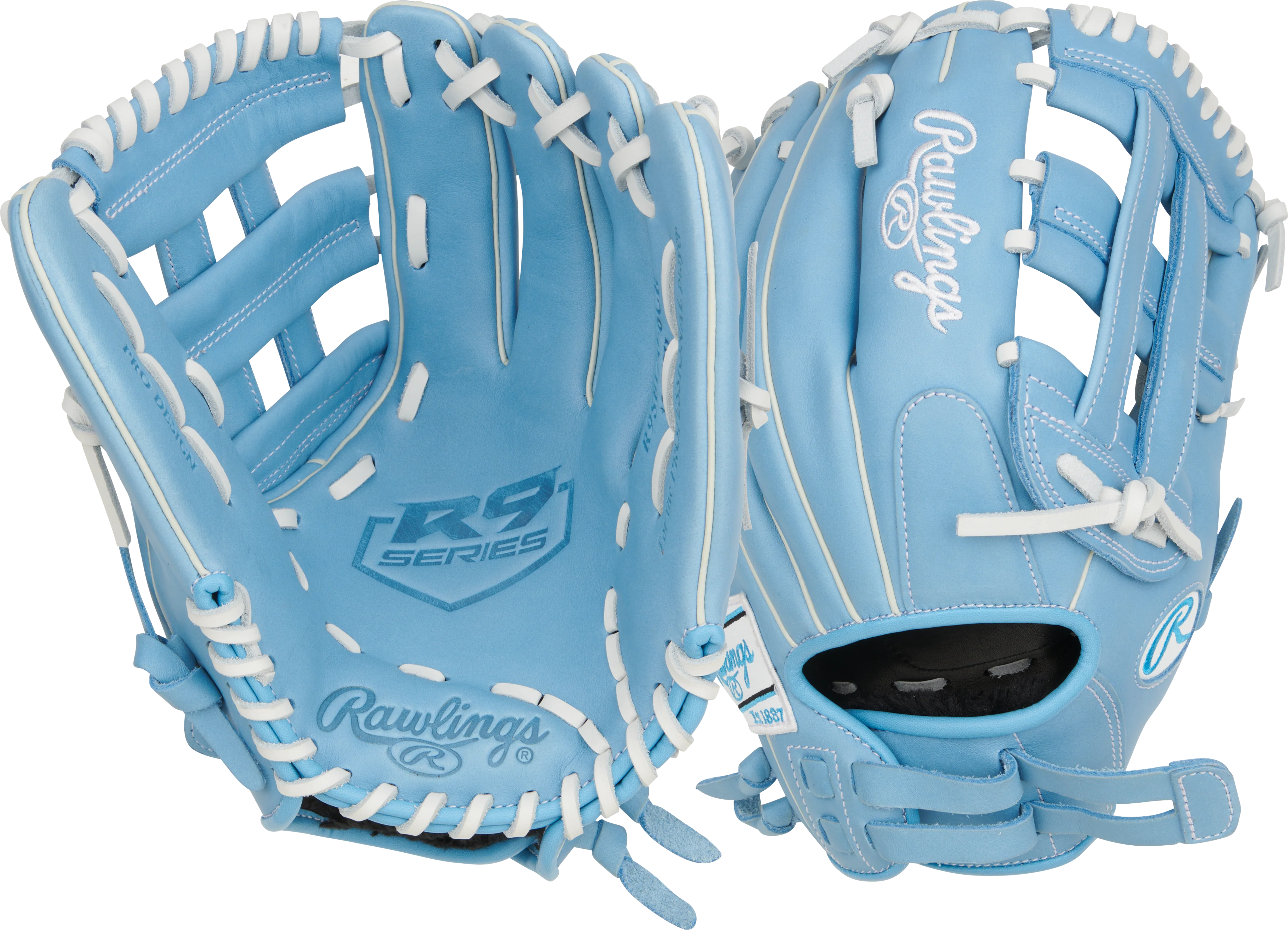 Rawlings R9 Fastpitch Softball Glove 12.00" -  R9SB120-6CB - Infield/Outfield Glove - Image 5