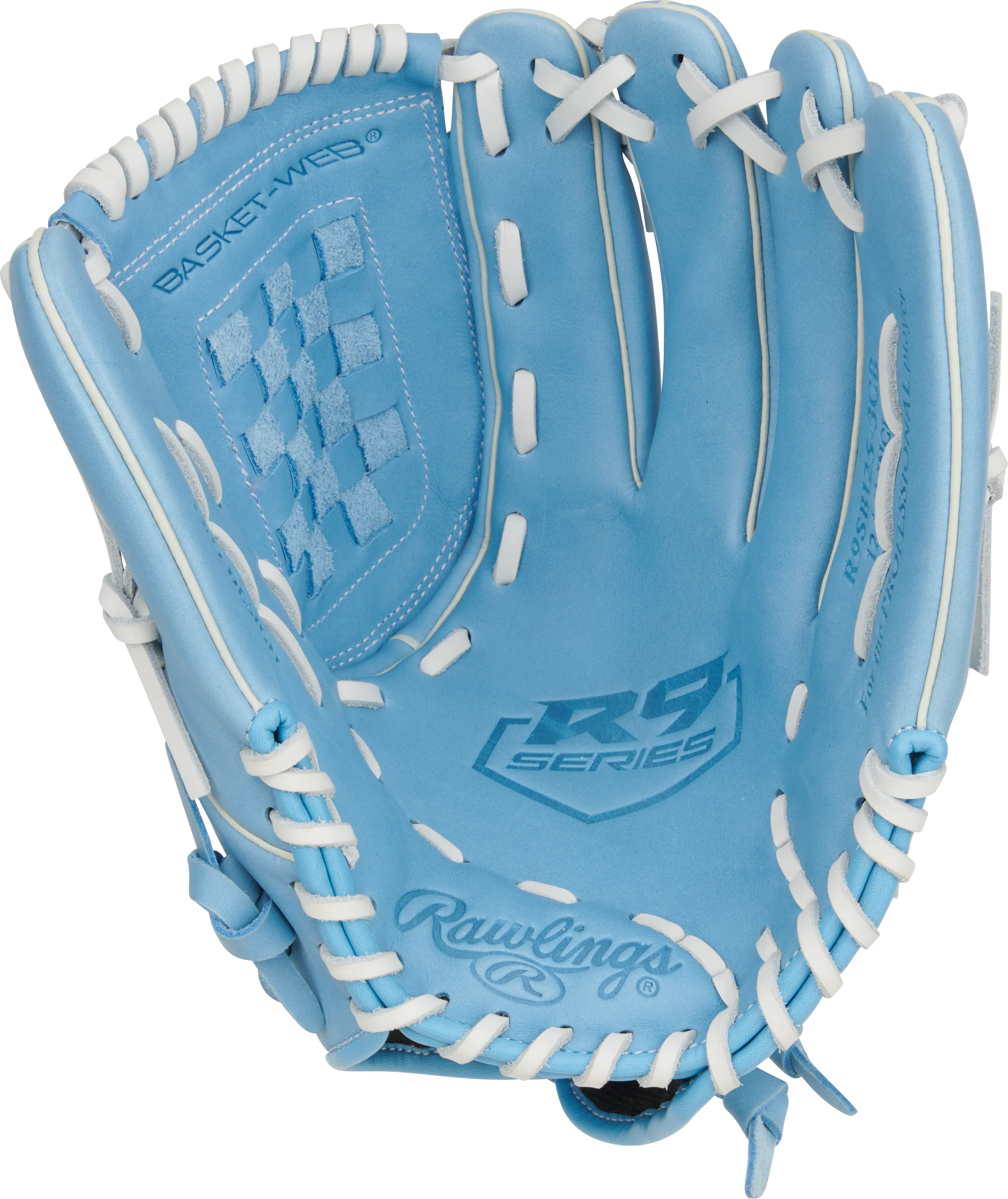 Rawlings R9 Fastpitch Softball Glove 12.50" - R9SB120-6CB - Pitcher/Outfield Glove - Image 2