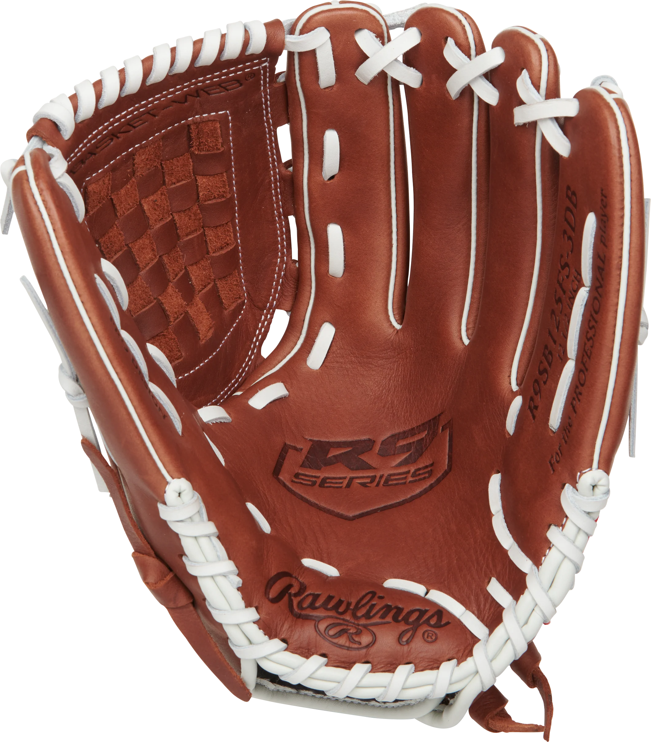 Rawlings R9 Softball 12.50" R9SB125FS-3DB Outfield/Pitcher Glove - Image 2